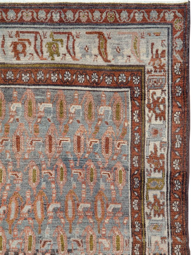 Vintage Persian Malayer Rug, No.25958 - Gsblank