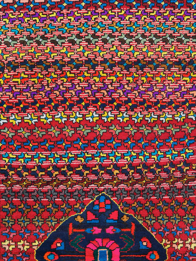 Vintage Persian Hamadan Runner, No.25959 - Gsblank