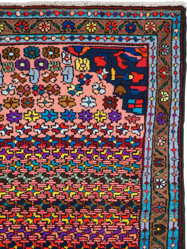 Vintage Persian Hamadan Runner, No.25959 - Gsblank