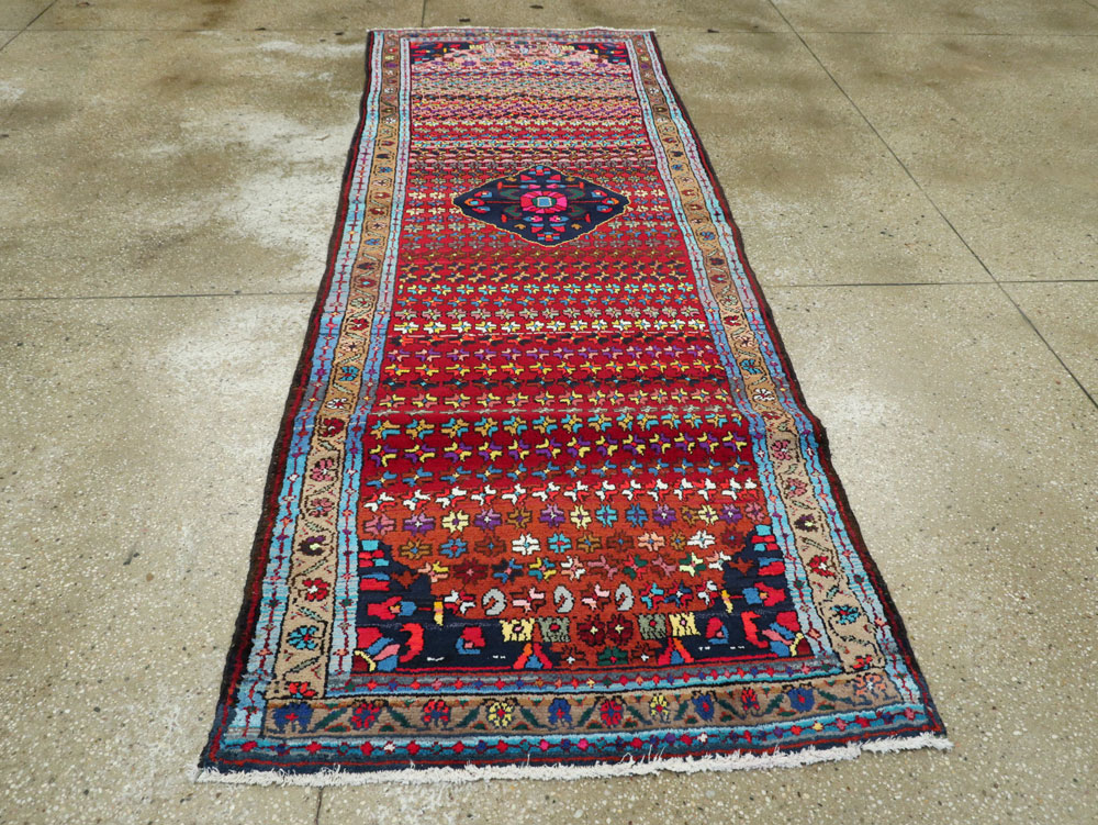 Vintage Persian Hamadan Runner, No.25959 - Gsblank