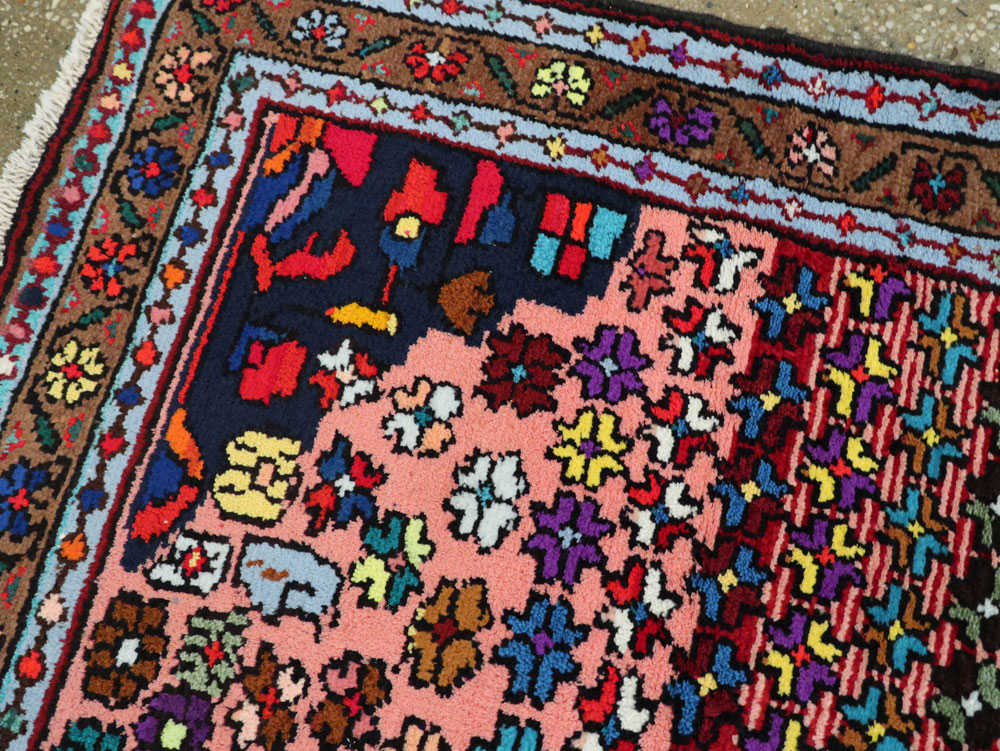 Vintage Persian Hamadan Runner, No.25959 - Gsblank