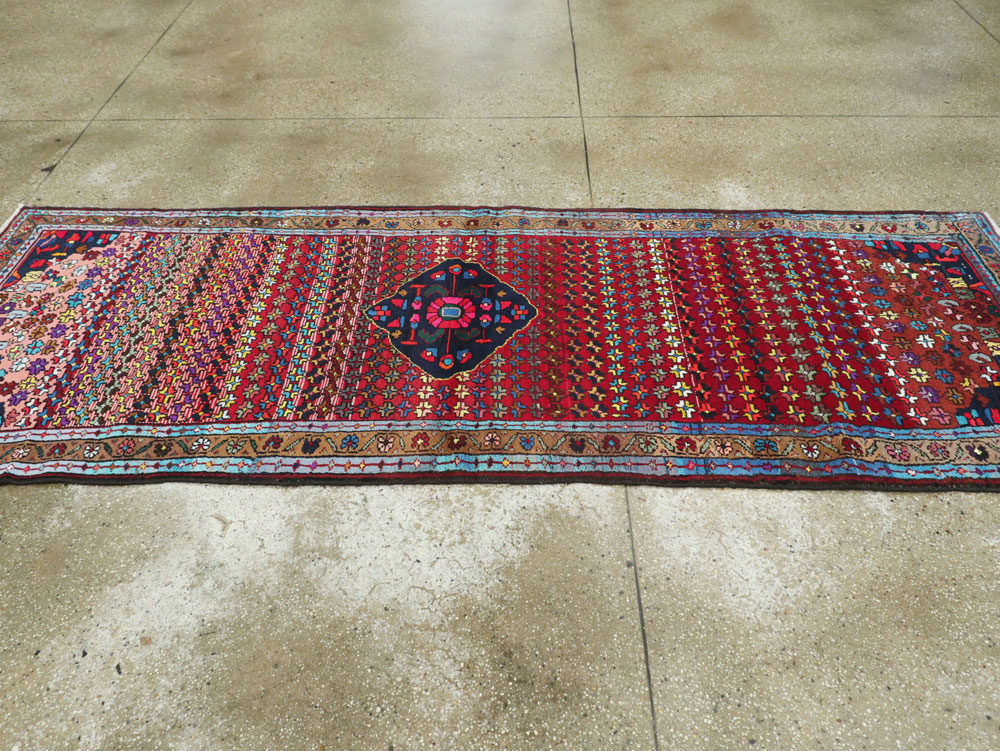 Vintage Persian Hamadan Runner, No.25959 - Gsblank
