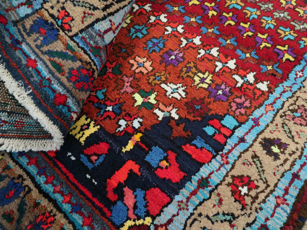 Vintage Persian Hamadan Runner, No.25959 - Gsblank