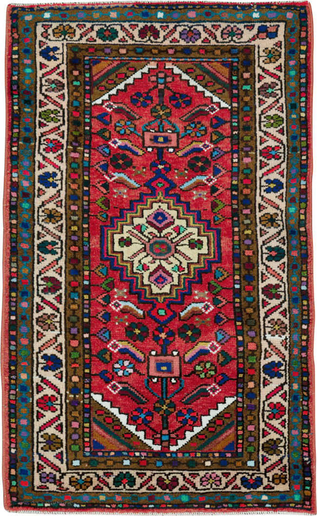 Vintage Persian Hamadan Rug, No.25962 - Gsblank