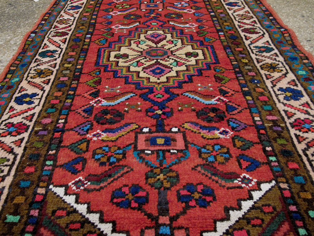 Vintage Persian Hamadan Rug, No.25962 - Gsblank