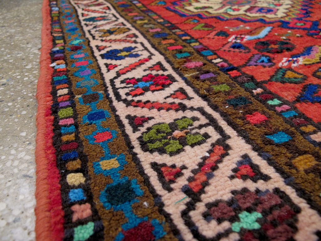 Vintage Persian Hamadan Rug, No.25962 - Gsblank
