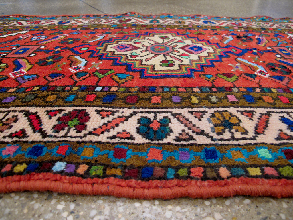 Vintage Persian Hamadan Rug, No.25962 - Gsblank
