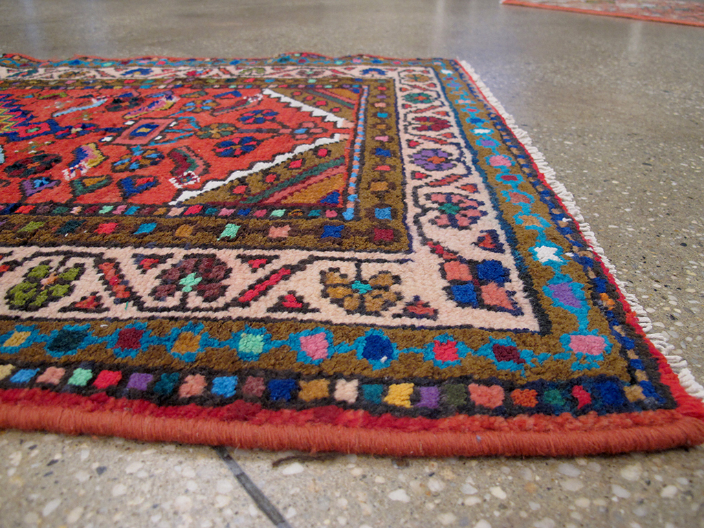 Vintage Persian Hamadan Rug, No.25962 - Gsblank