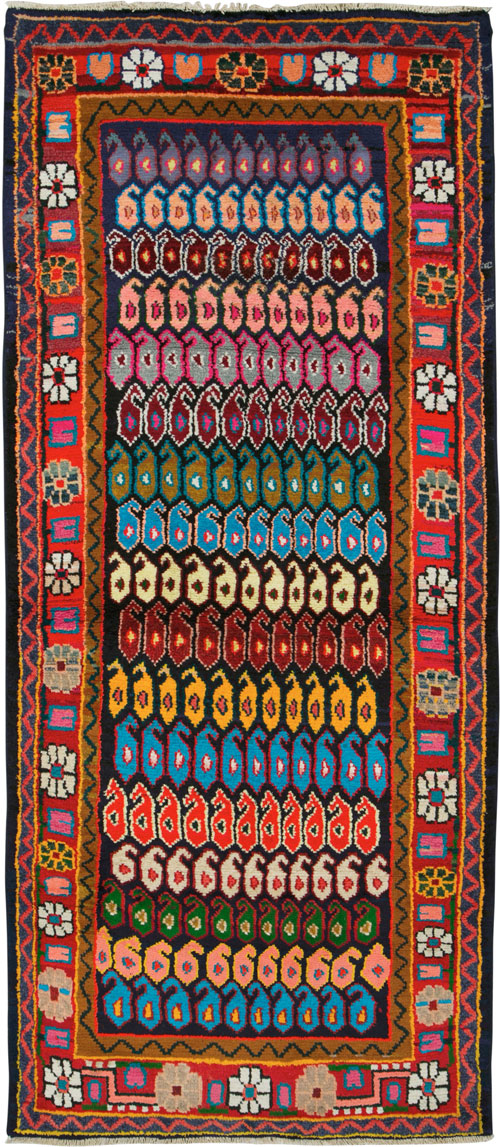 Vintage Persian Hamadan Rug, No.25963 - Gsblank