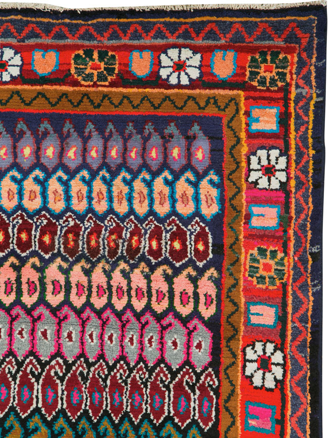 Vintage Persian Hamadan Rug, No.25963 - Gsblank