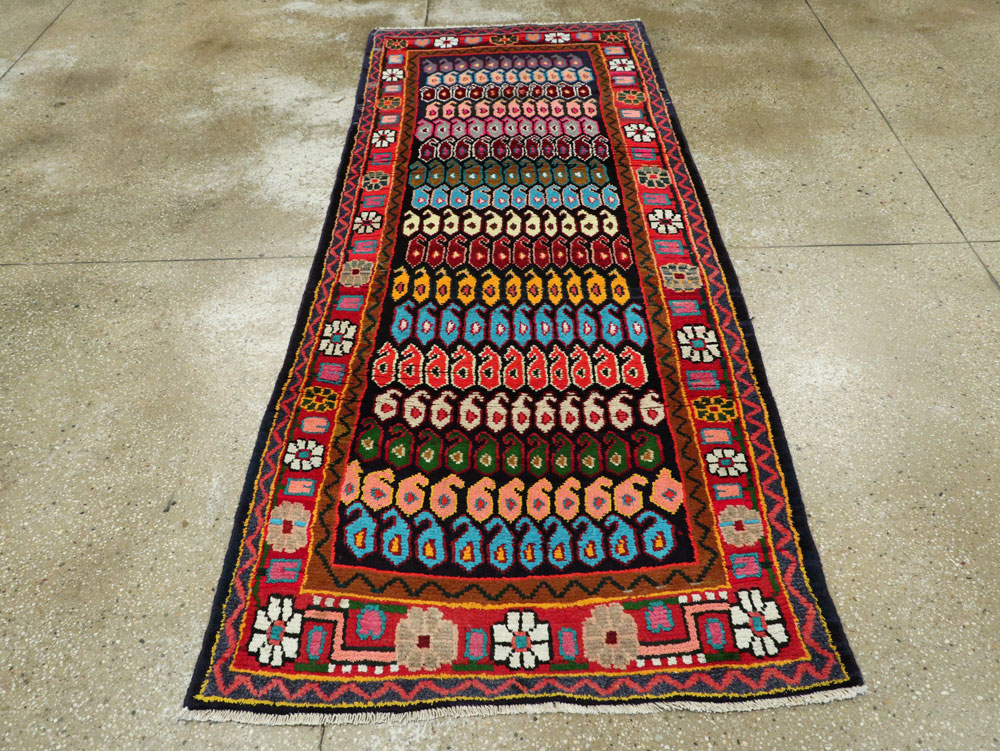 Vintage Persian Hamadan Rug, No.25963 - Gsblank