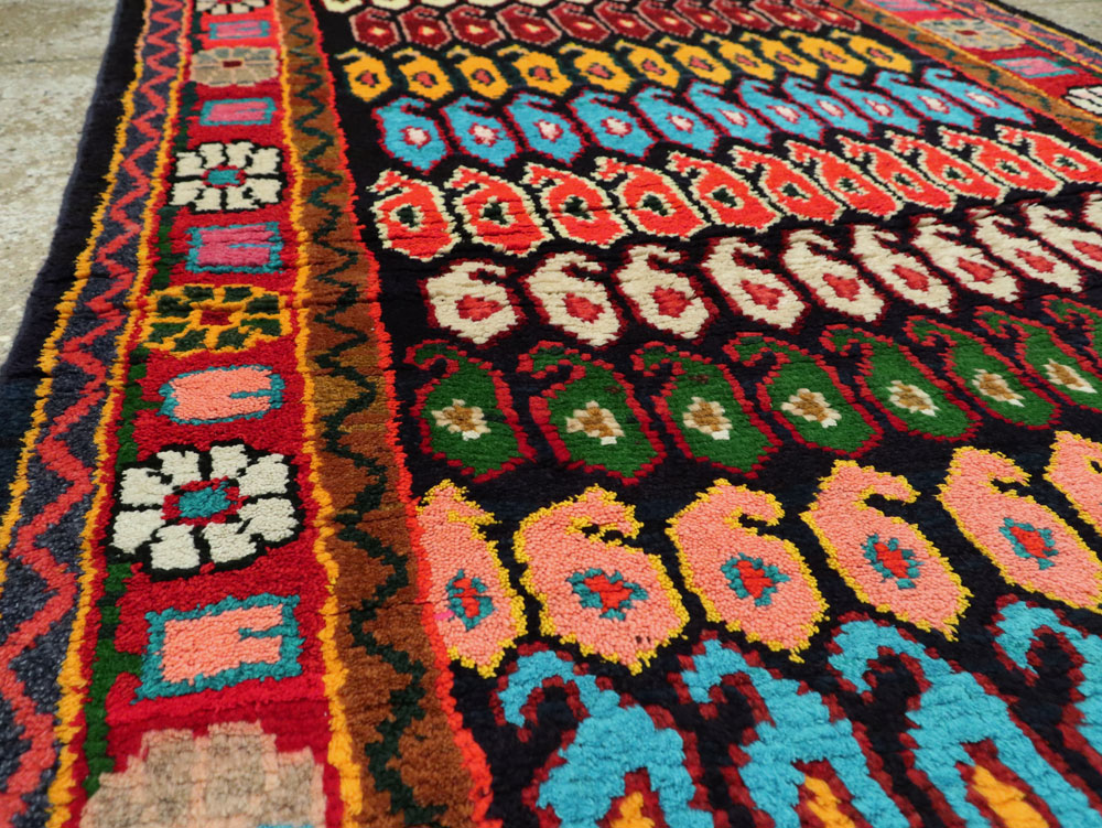 Vintage Persian Hamadan Rug, No.25963 - Gsblank