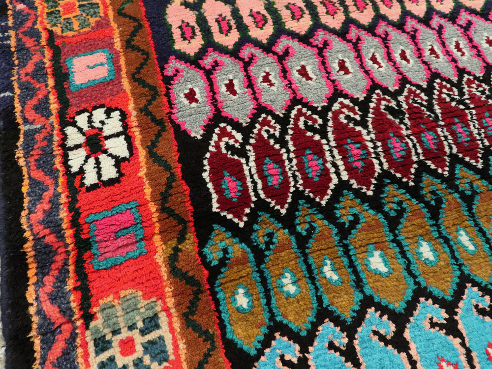 Vintage Persian Hamadan Rug, No.25963 - Gsblank
