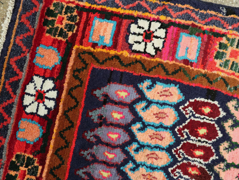 Vintage Persian Hamadan Rug, No.25963 - Gsblank