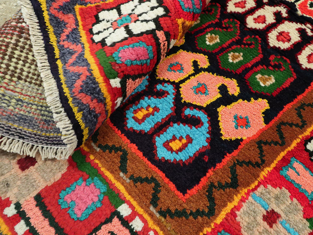 Vintage Persian Hamadan Rug, No.25963 - Gsblank