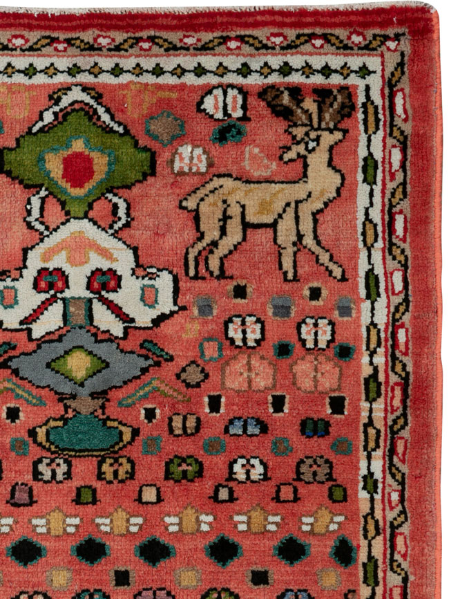 Vintage Persian Mahal Rug, No.25964 - Gsblank