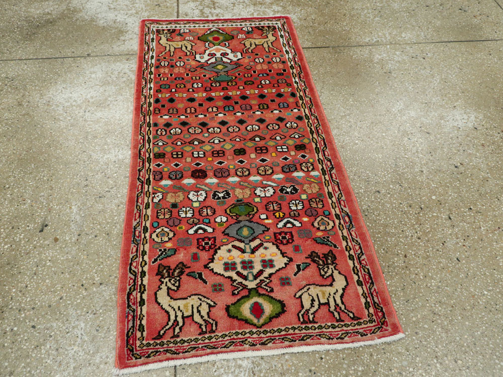 Vintage Persian Mahal Rug, No.25964 - Gsblank