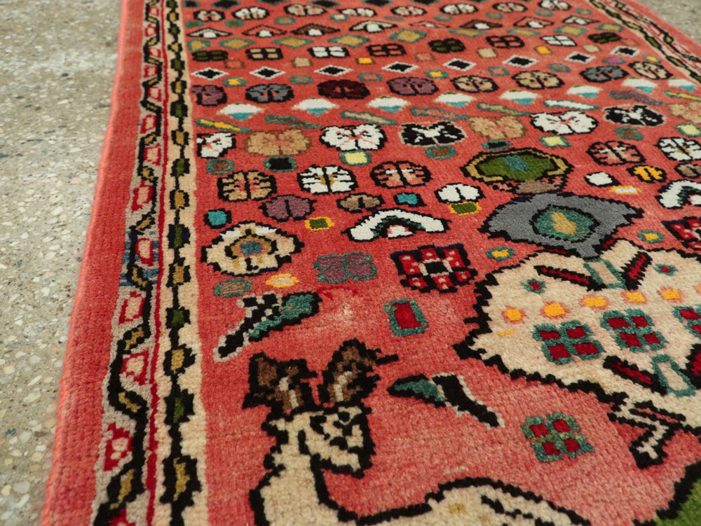 Vintage Persian Mahal Rug, No.25964 - Gsblank
