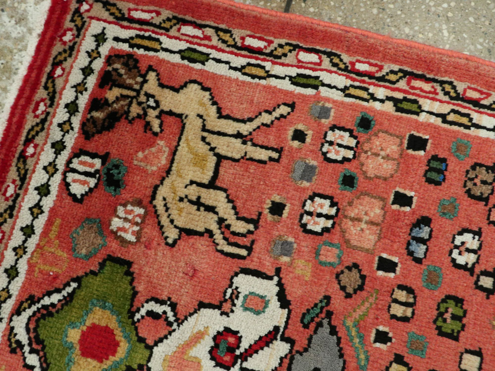 Vintage Persian Mahal Rug, No.25964 - Gsblank