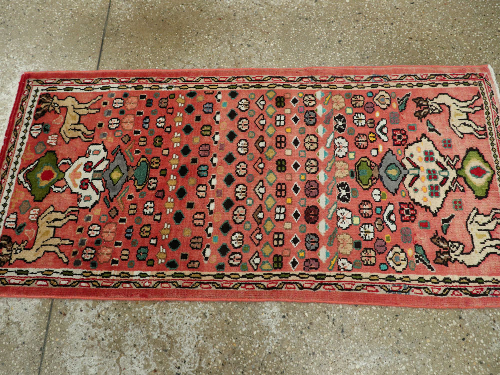 Vintage Persian Mahal Rug, No.25964 - Gsblank