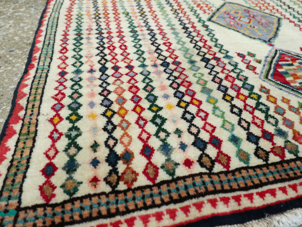 Vintage Persian Hamadan Rug, No.25973 - Gsblank
