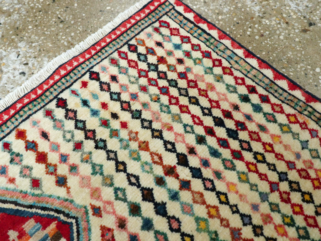 Vintage Persian Hamadan Rug, No.25973 - Gsblank