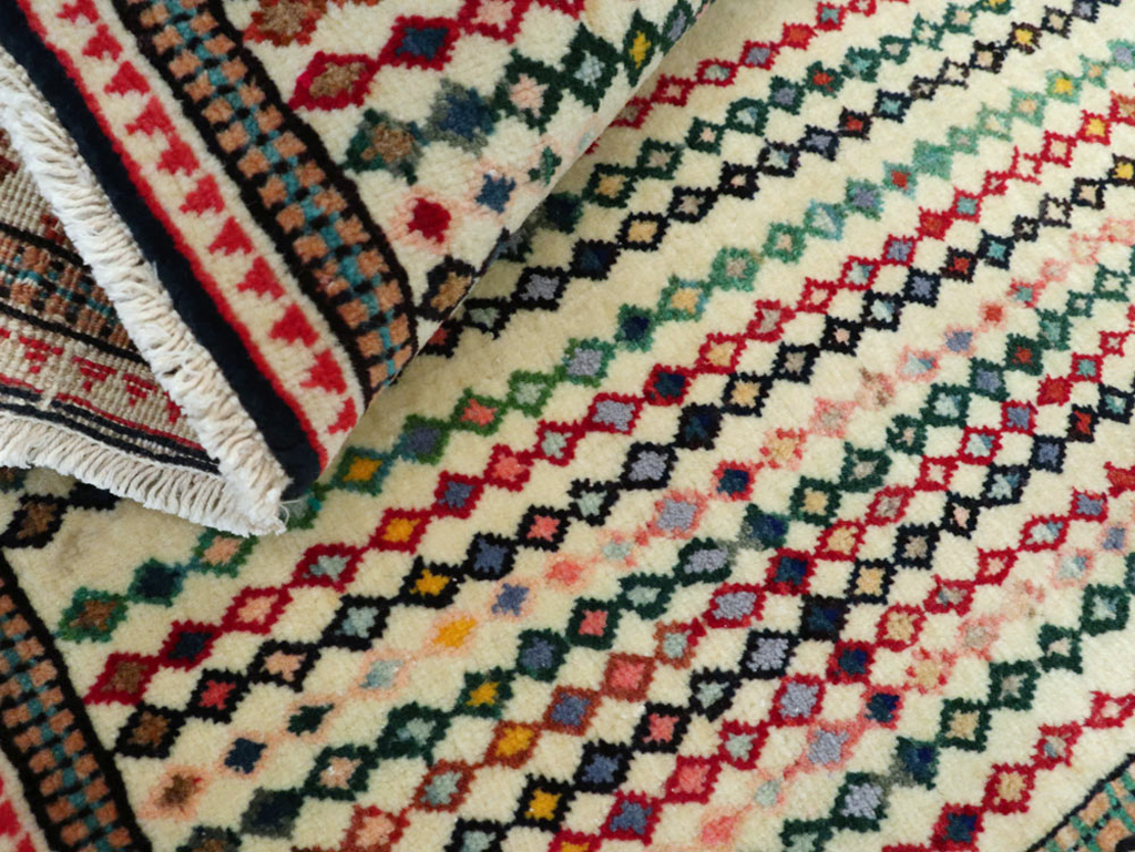 Vintage Persian Hamadan Rug, No.25973 - Gsblank