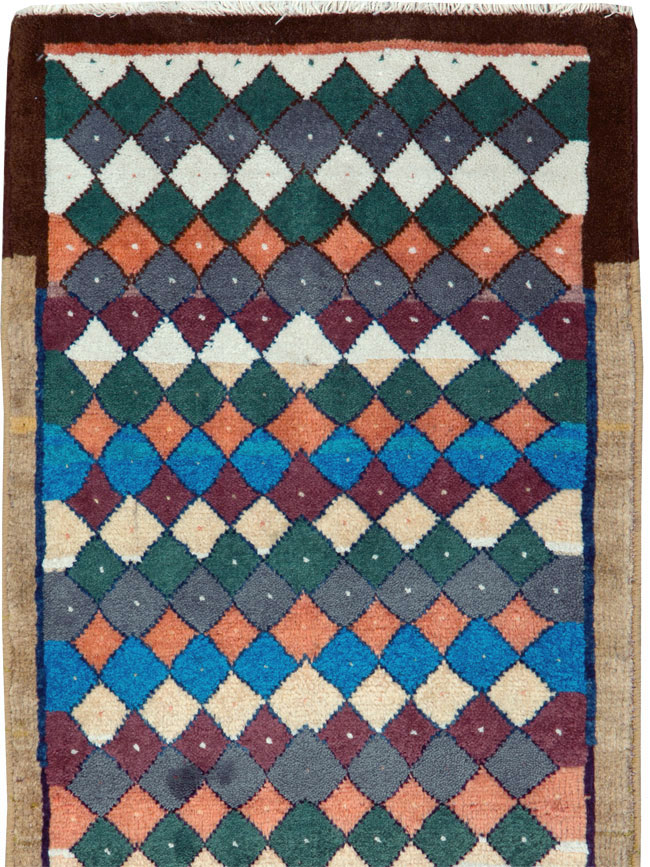 Vintage Persian Mahal Runner, No.25976 - Gsblank