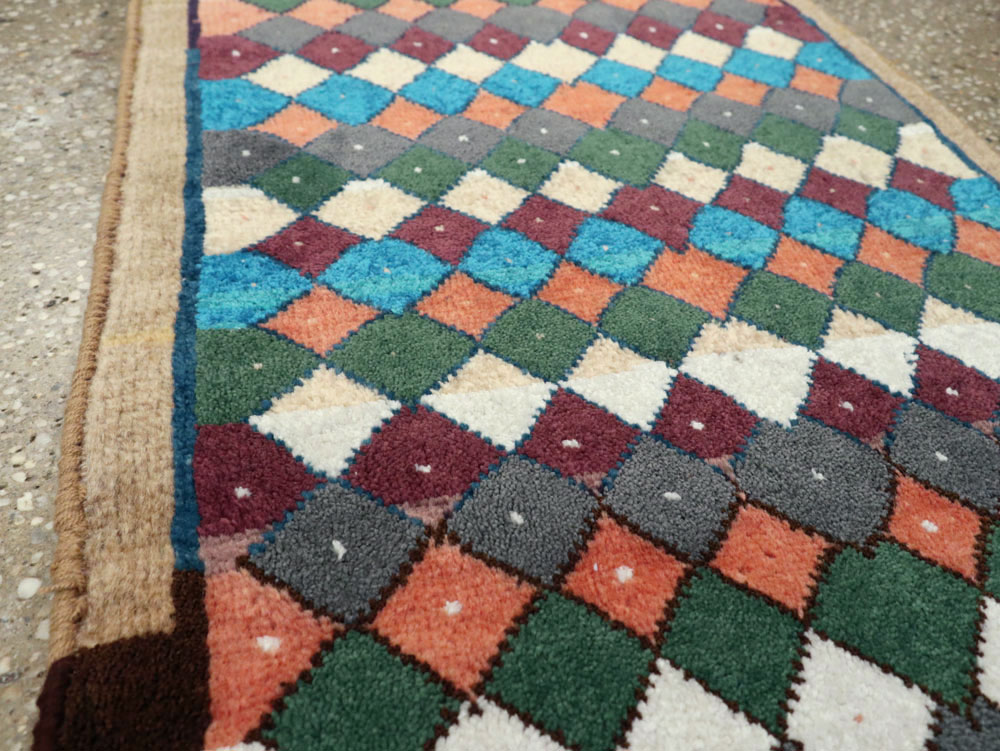 Vintage Persian Mahal Runner, No.25976 - Gsblank