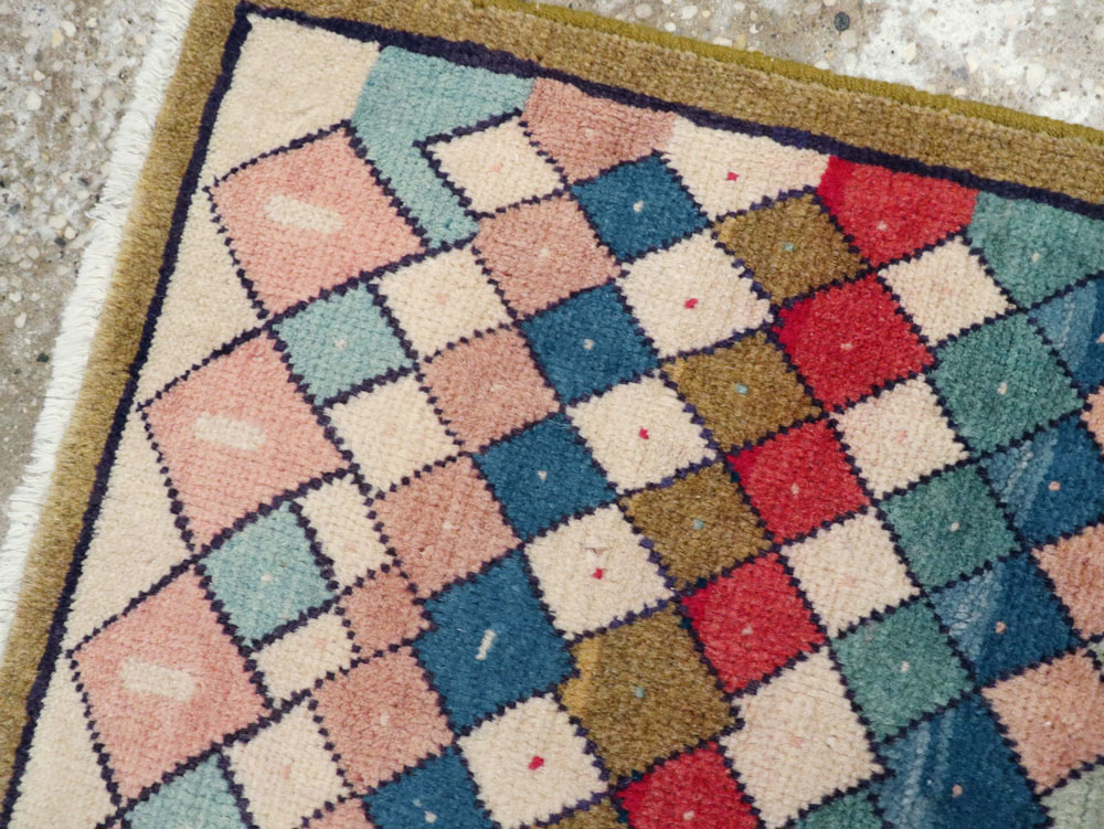 Vintage Persian Mahal Runner, No.25976 - Gsblank