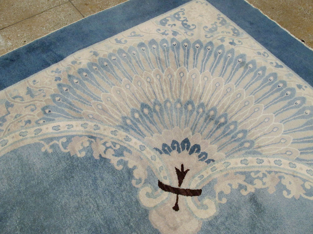 Vintage Chinese Peking Rug, No.25986 - Gsblank