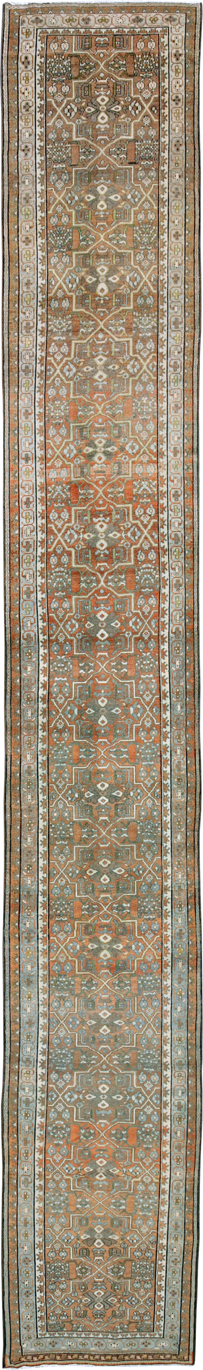 Vintage Persian Malayer Runner, No.25987 - Gsblank