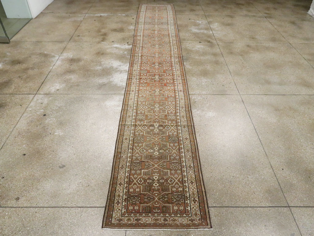 Vintage Persian Malayer Runner, No.25987 - Gsblank