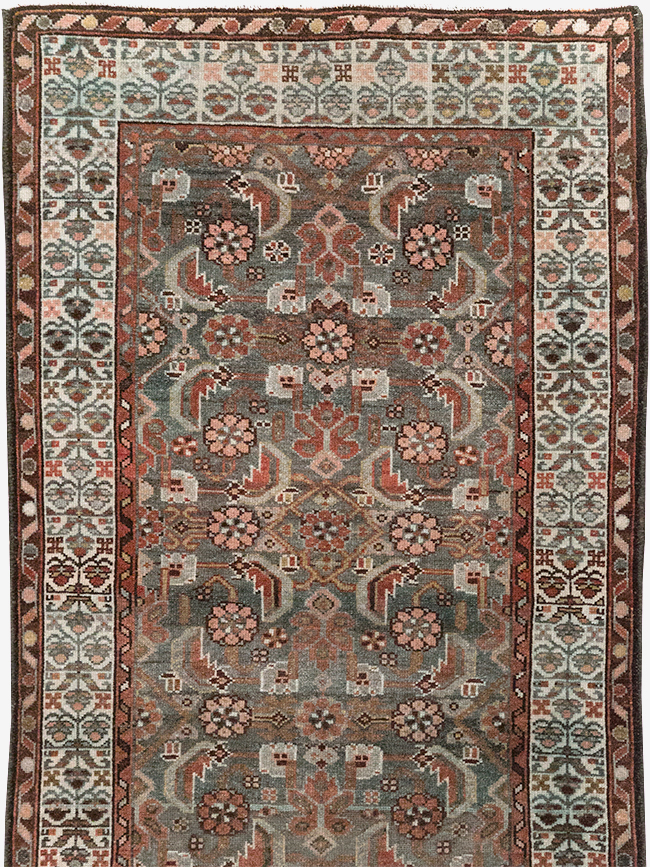 Vintage Persian Malayer Runner, No.25988 - Gsblank