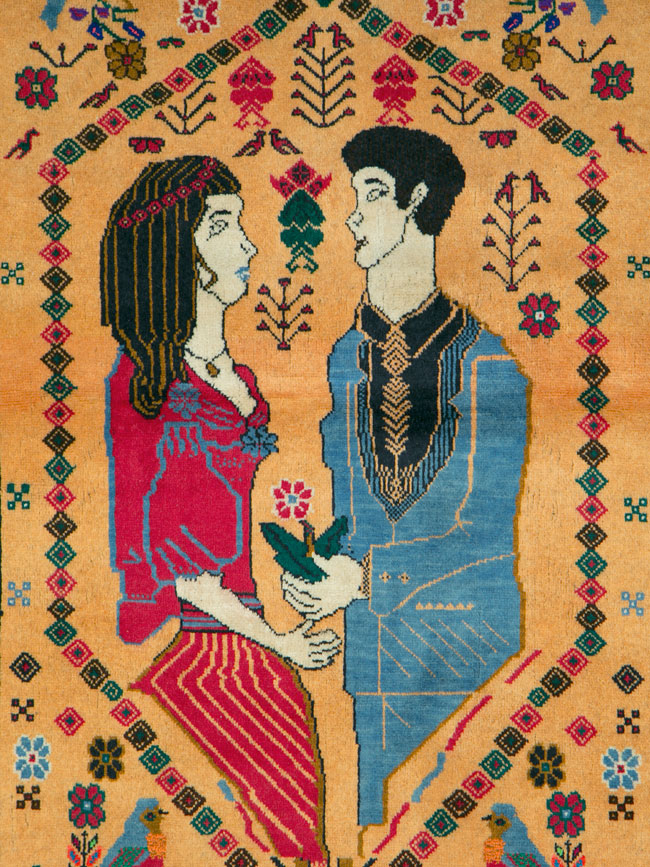 Vintage Persian Baluch Rug, No.26001 - Gsblank