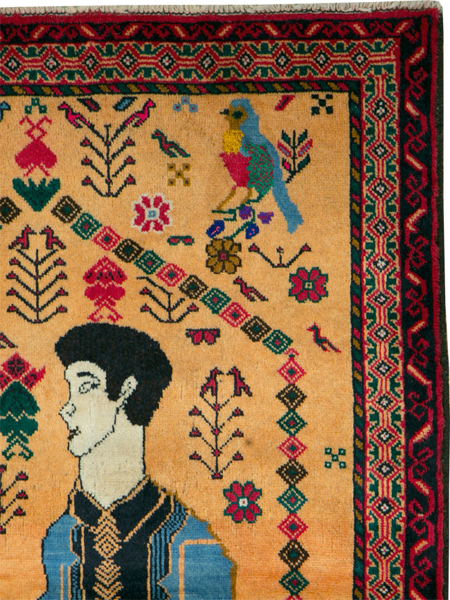 Vintage Persian Baluch Rug, No.26001 - Gsblank