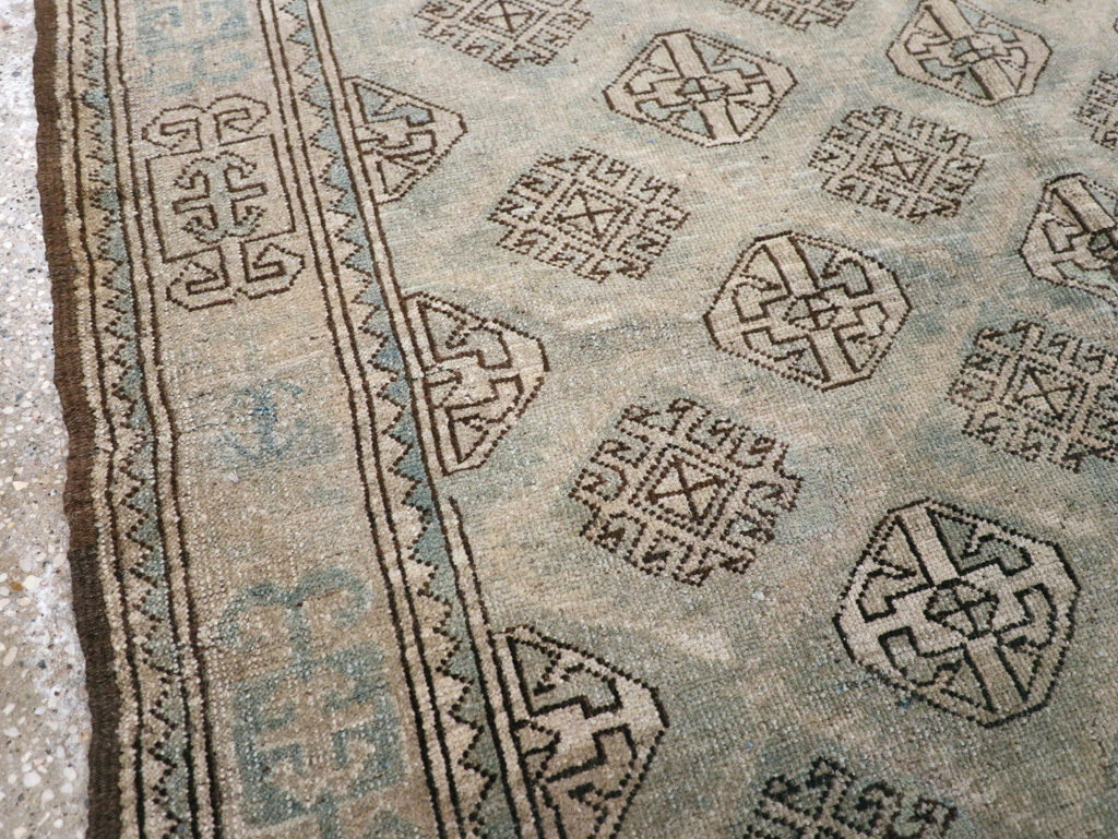 Vintage Persian Kurd Square Accent Rug, No.26008 - Gsblank