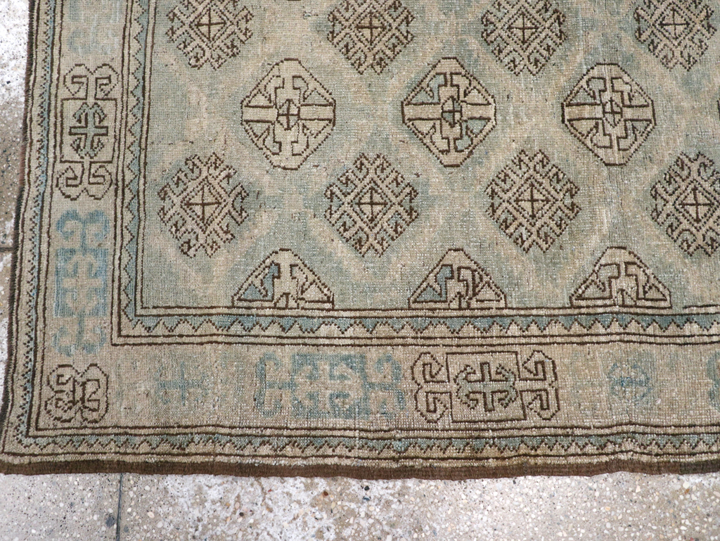 Vintage Persian Kurd Square Accent Rug, No.26008 - Gsblank