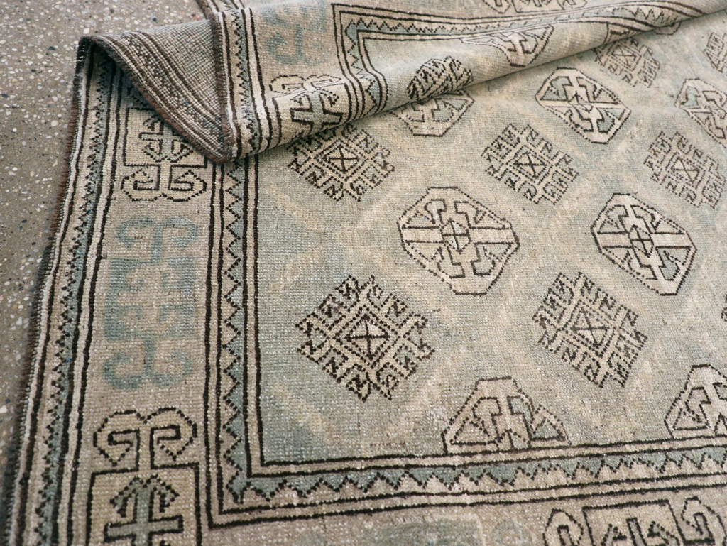 Vintage Persian Kurd Square Accent Rug, No.26008 - Gsblank