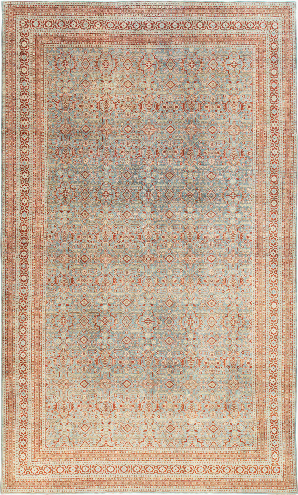 Antique Persian Tabriz Large Carpet, No.26013 - Gsblank