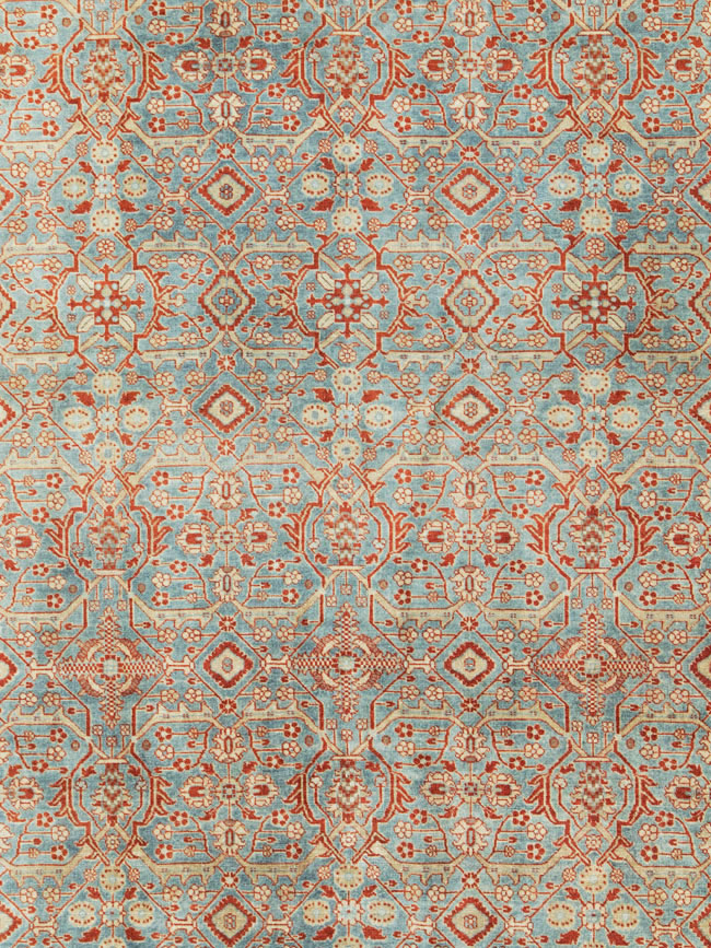 Antique Persian Tabriz Large Carpet, No.26013 - Gsblank