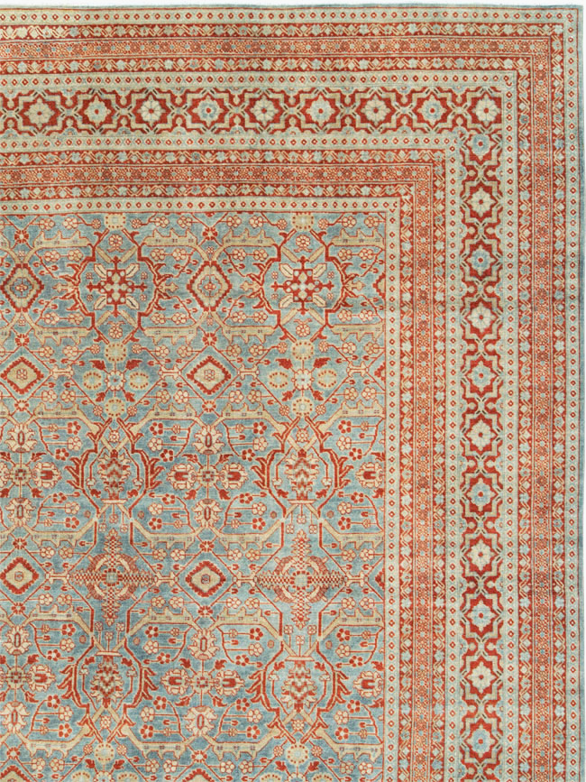 Antique Persian Tabriz Large Carpet, No.26013 - Gsblank