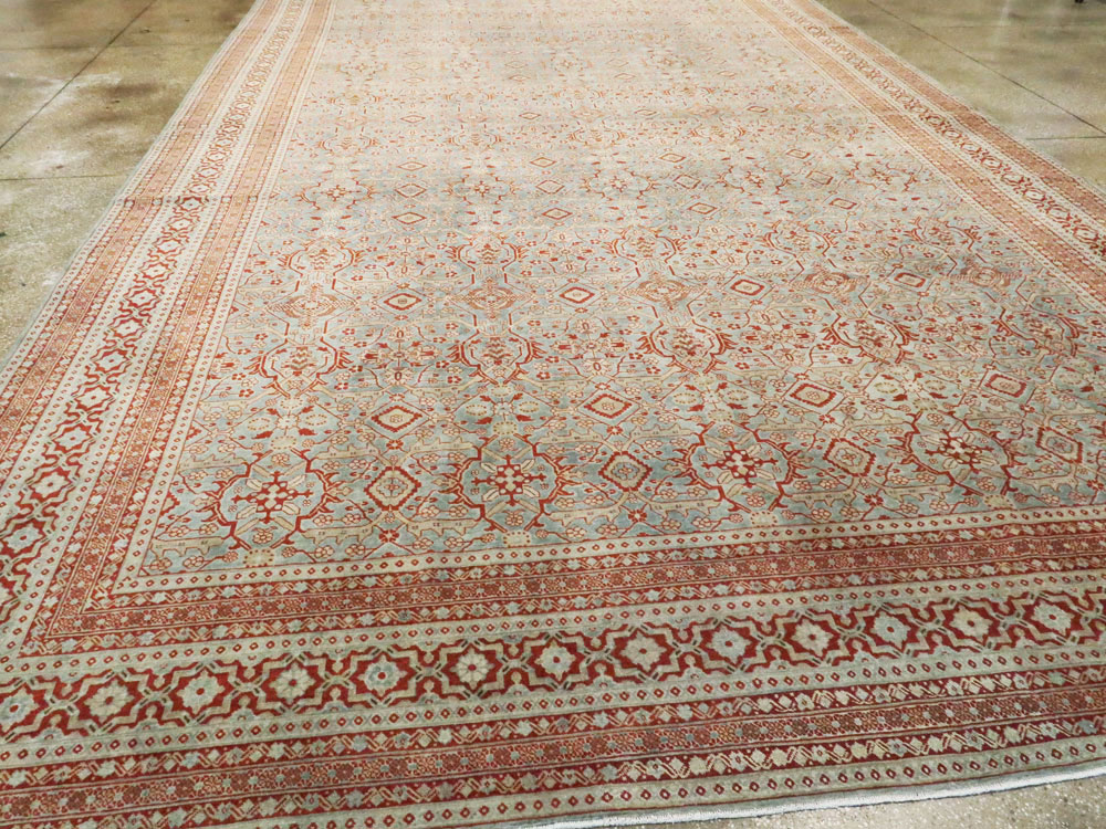 Antique Persian Tabriz Large Carpet, No.26013 - Gsblank