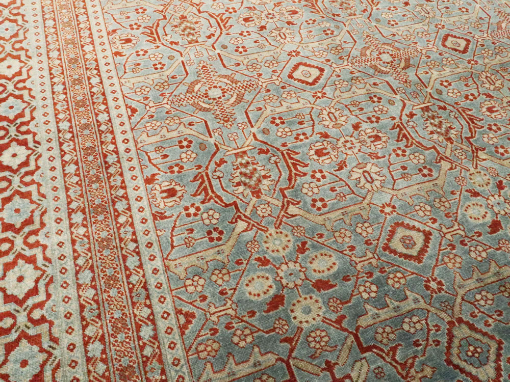 Antique Persian Tabriz Large Carpet, No.26013 - Gsblank