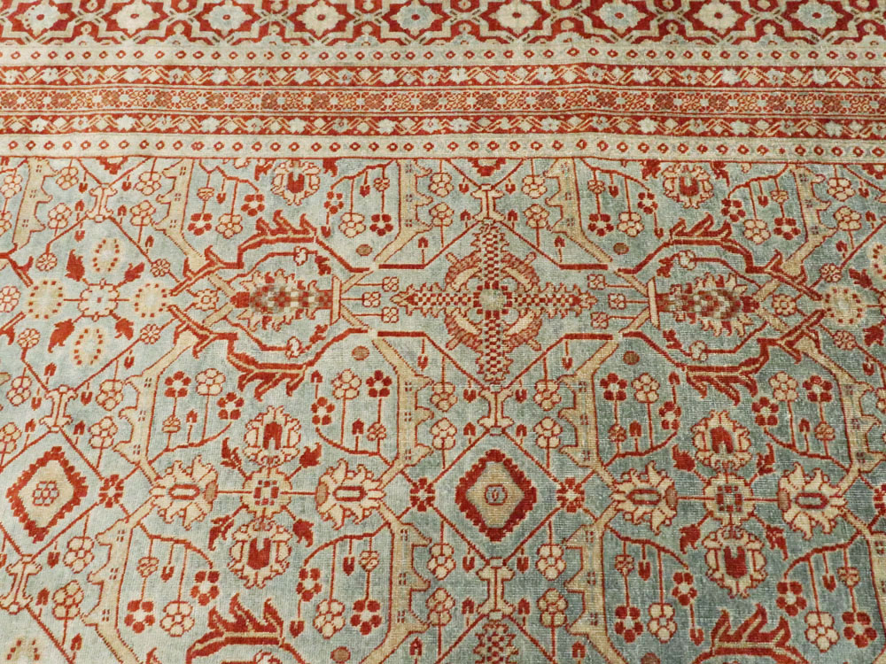 Antique Persian Tabriz Large Carpet, No.26013 - Gsblank