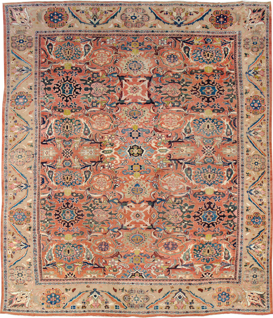 Antique Persian Sultanabad Carpet, No.26014 - Gsblank