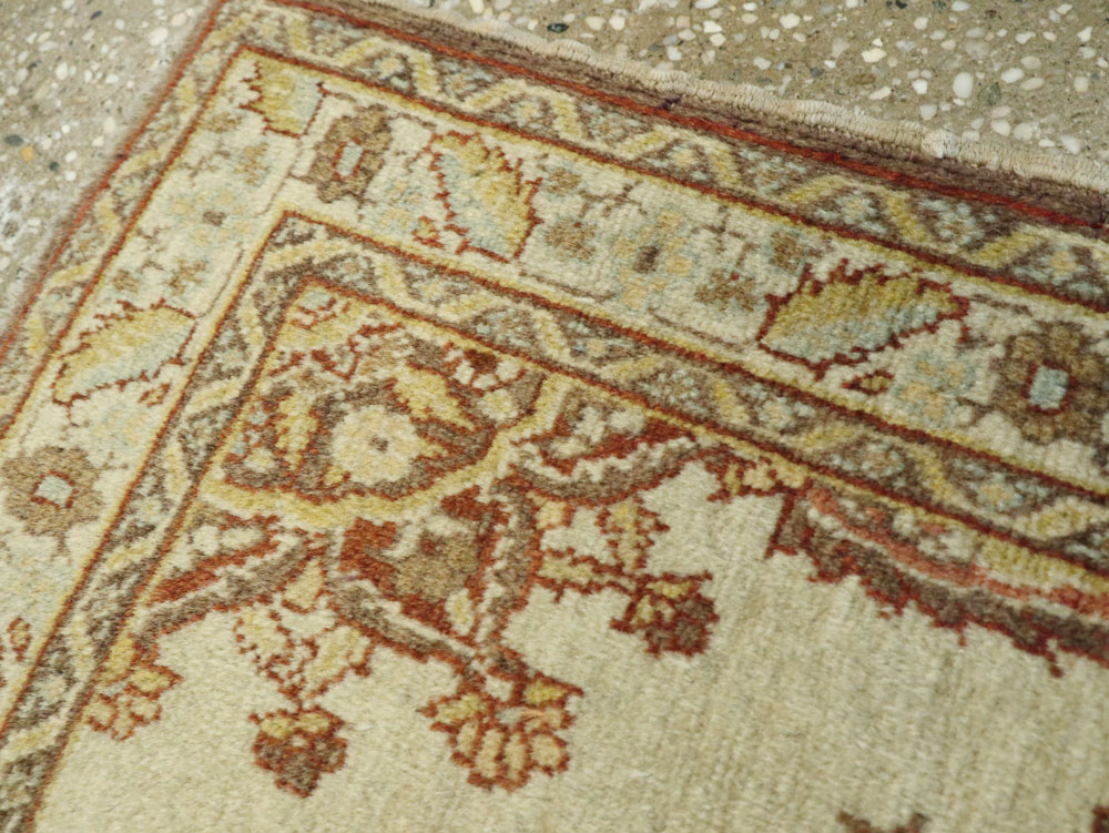 Antique Persian Tabriz Throw Rug, No.26020 - Gsblank