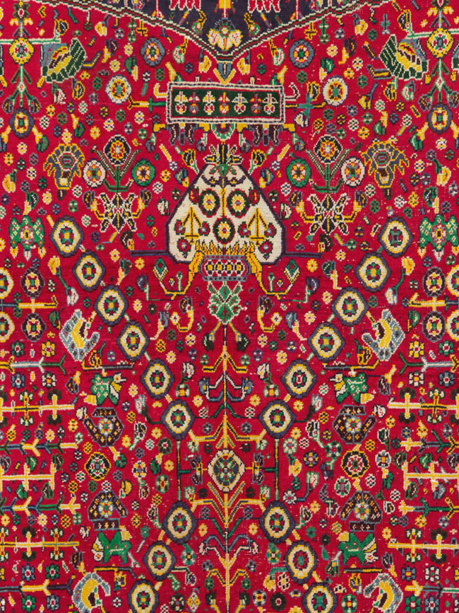 Vintage Persian Shiraz Rug, No.26023 - Gsblank