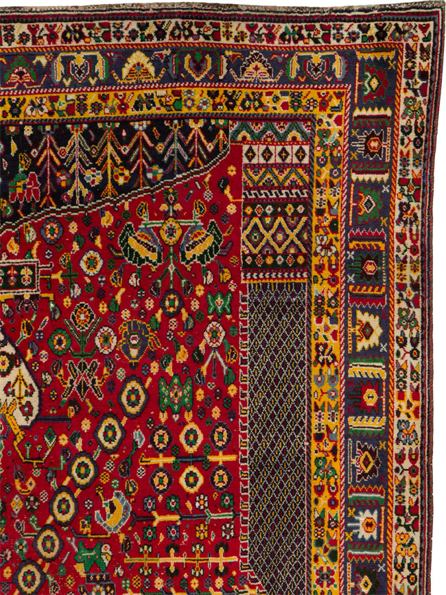 Vintage Persian Shiraz Rug, No.26023 - Gsblank