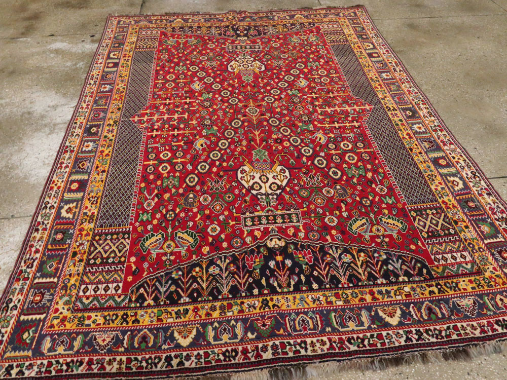 Vintage Persian Shiraz Rug, No.26023 - Gsblank